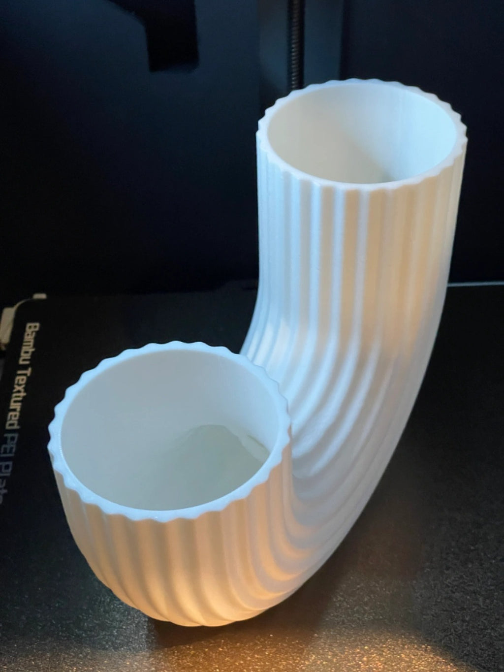 Modern minimalistic Vase U shaped