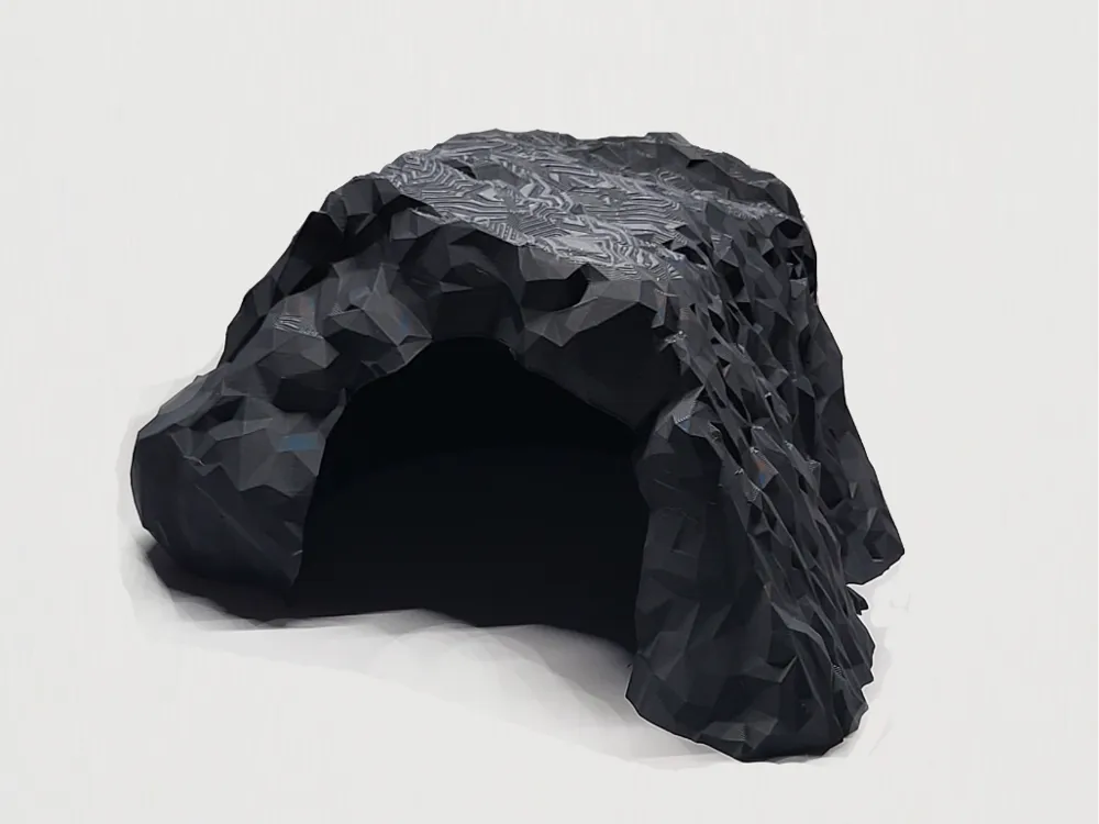 3D Printed Reptile Cave – Custom Hide for Lizards, Geckos & Snakes