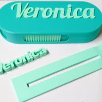Back to School 3D Printed Combo – Pencil Case, Reading Ruler & Custom Name Tag