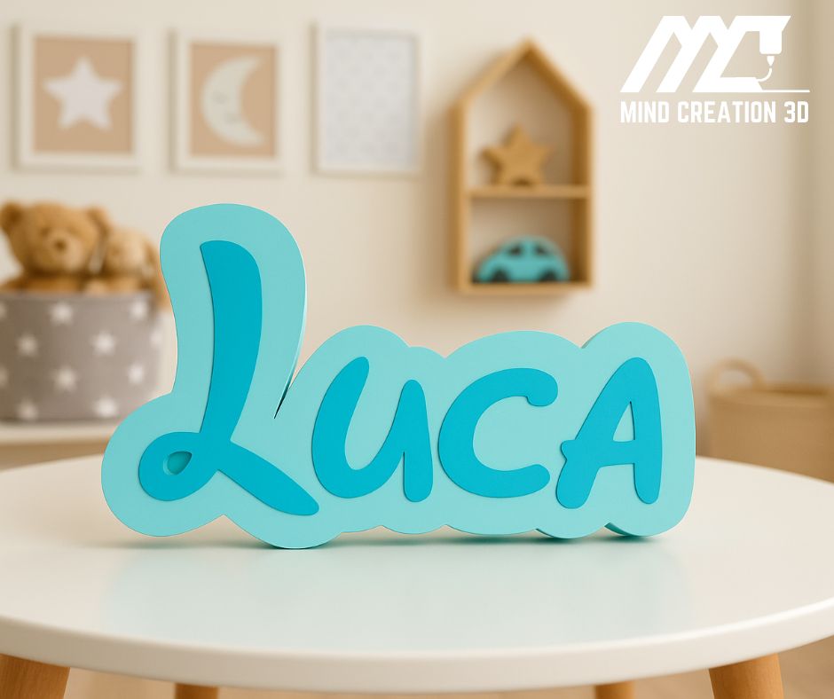 Custom 3D Printed Name Plate – Personalized Desk or Wall Display