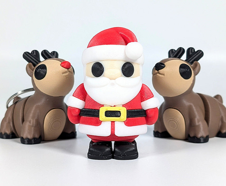 Santa Mini Keychain